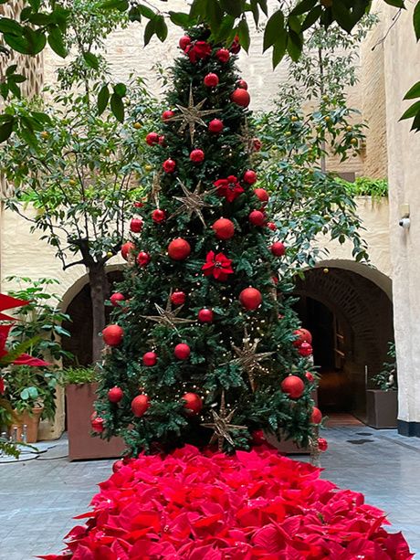 decoración de Navidad, hotel EME Catedral Mercer Sevilla 