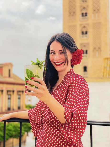 Woman at the Sevilla's Feria de Abril