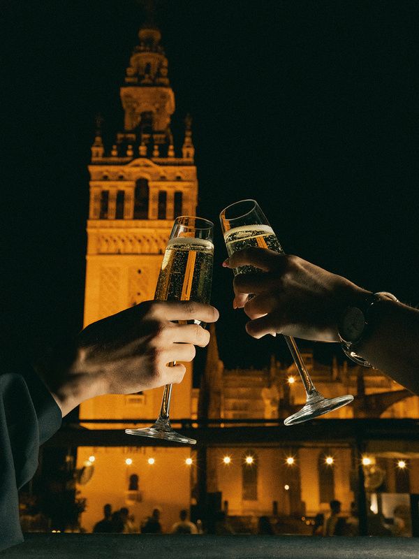 Celebration at the rooftop of the EME Catedral Mercer Hotel