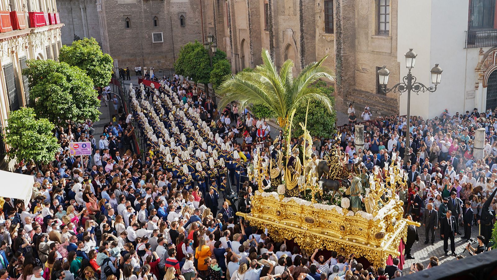 Procesión de Semana Santa en Sevilla