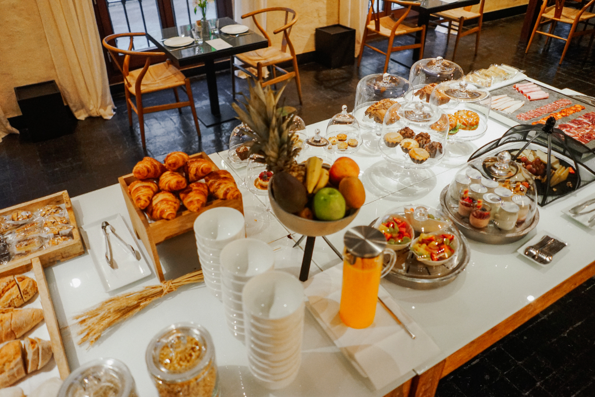 Breakfast Buffet at the EME Catedral Mercer Hotel