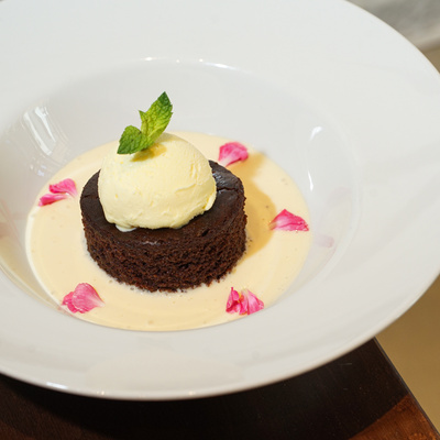 Postre del Restaurante Mi Arma en Sevilla