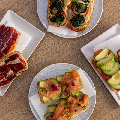 Breakfast at the Mi Arma restaurant in Seville