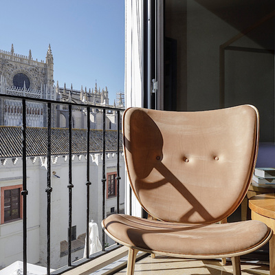 Chambre avec vue sur l'hôtel EME Catedral Mercer 