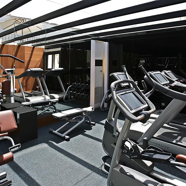 Fitness Room at the EME Catedral Mercer Hotel