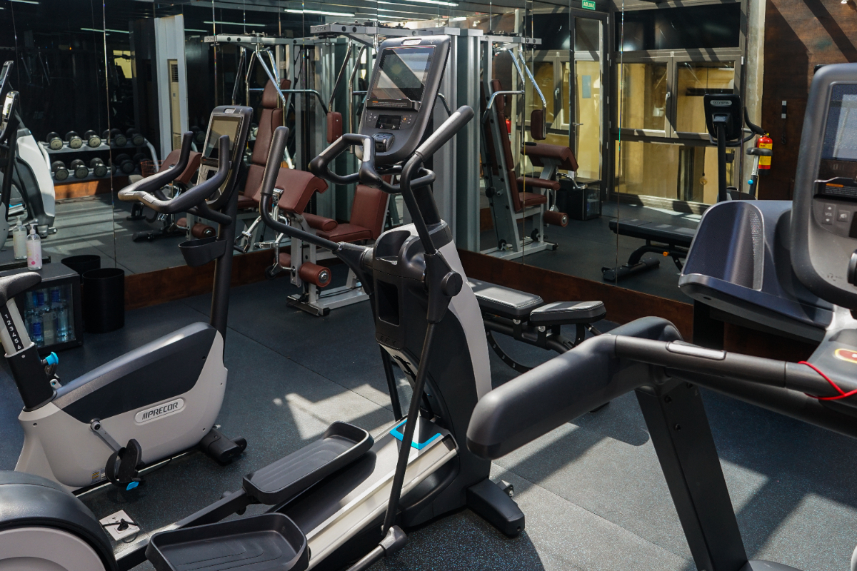 Gym at the EME Catedral Mercer Hotel 