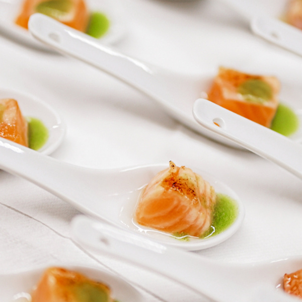 Appetizers for events at EME Catedral Mercer Hotel