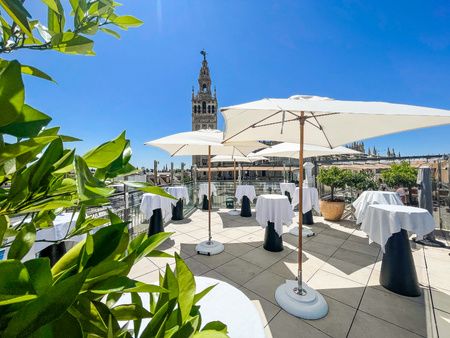 Private event at the terrace of EME Catedral Mercer Hotel
