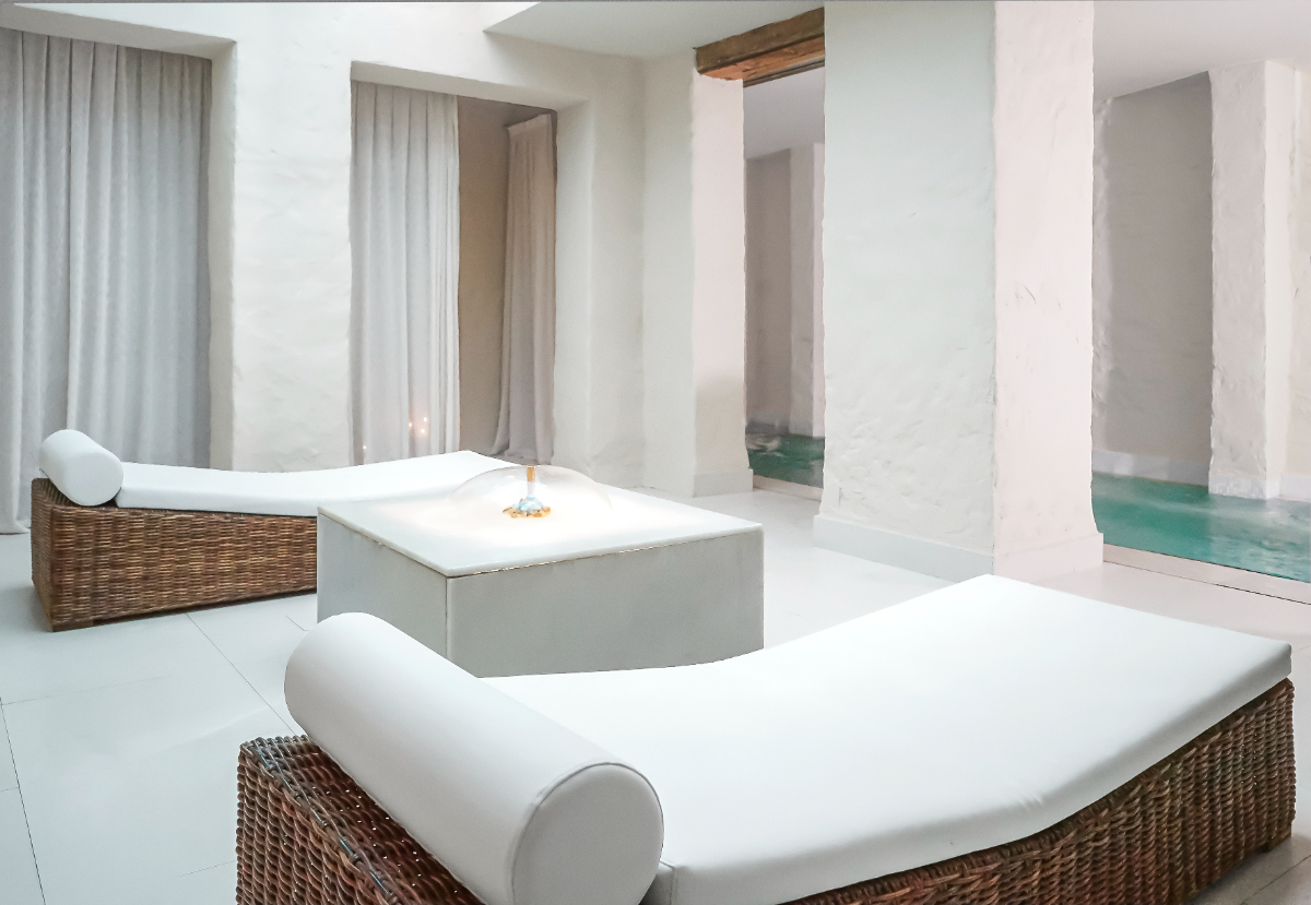 Relaxation Area at the M SPA in the EME Catedral Mercer Hotel